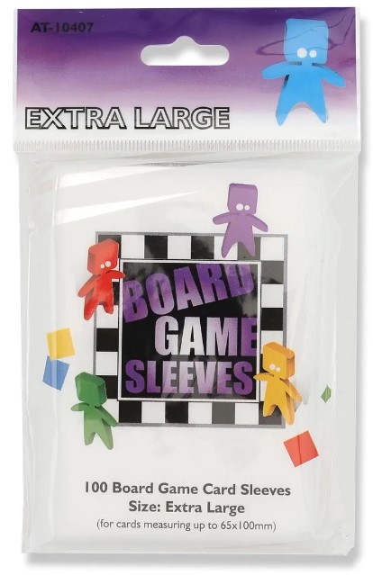 (65x100mm) Board Game Sleeves - Extra Large - 100pack