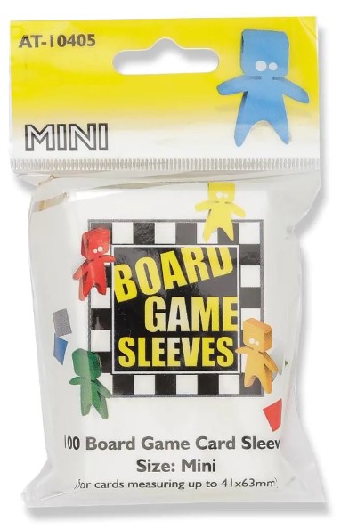 (41x63mm) Board Game Sleeves - Mini - 100pack