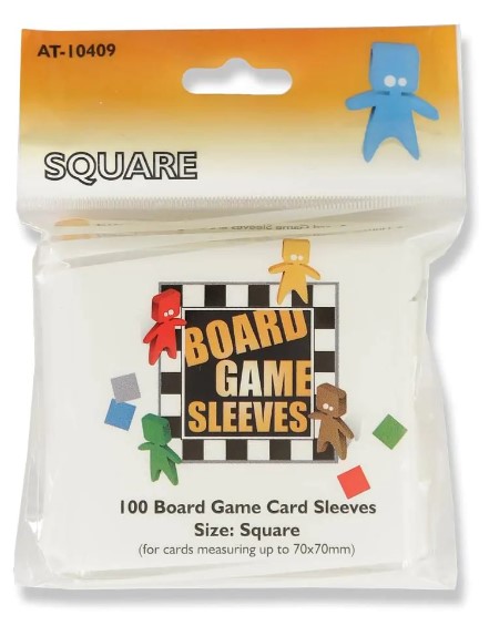 (70x70mm) Board Game Sleeves - Square - 100pack