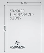 (62x94 mm) Gamegenic - Matte Standard European Sleeves