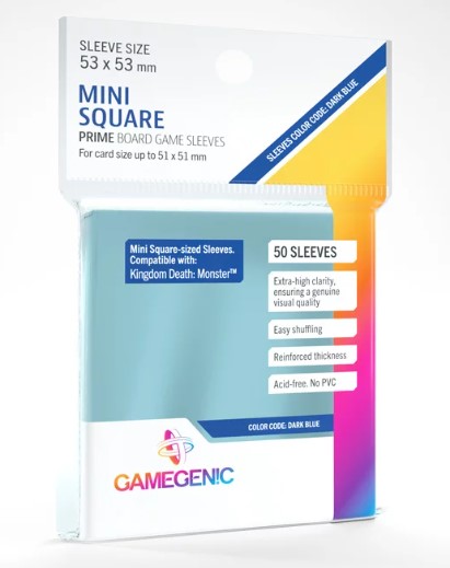 (53x53 mm) Gamegenic - PRIME Mini Square Sleeves