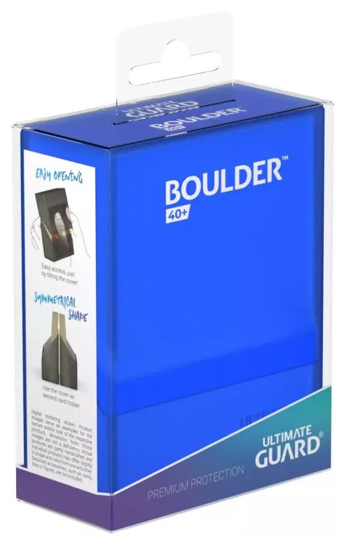 Ultimate Guard Boulder Deck Case 40+ Standard Size Sapphire