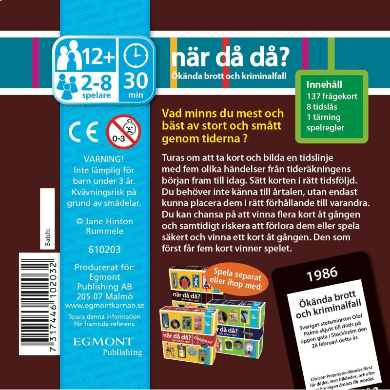 När då då? Ökända brott och kriminalfall (Pocket)
