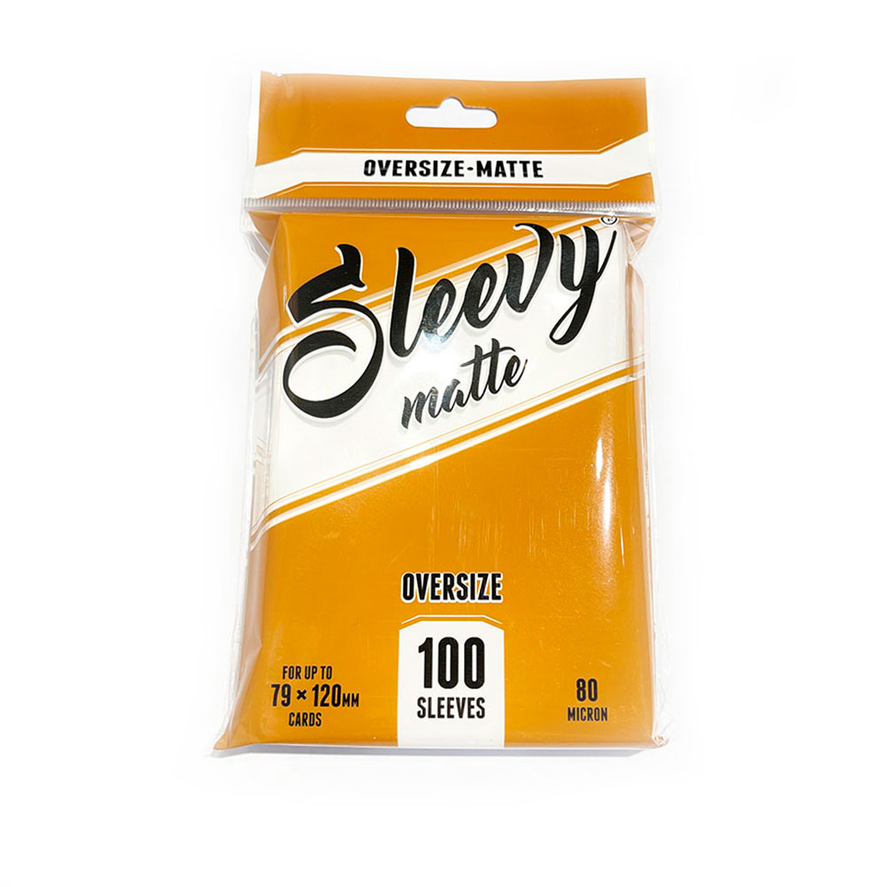 Sleevy OVERSIZE – matte (100 sleeves for 79x120 mm cards)