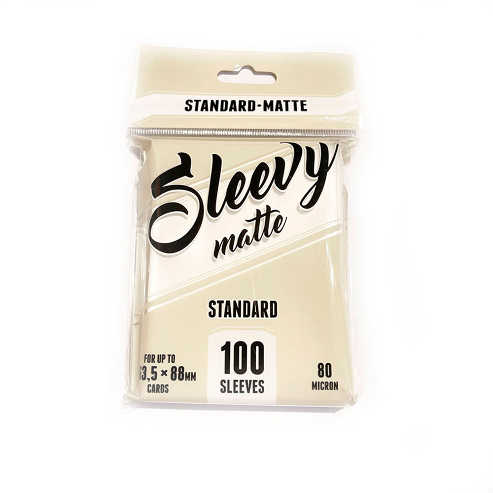 Sleevy STANDARD – matte (100 sleeves for 63,5x88 mm cards)