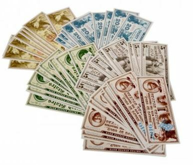 Paper Gaming Money: Famous Women