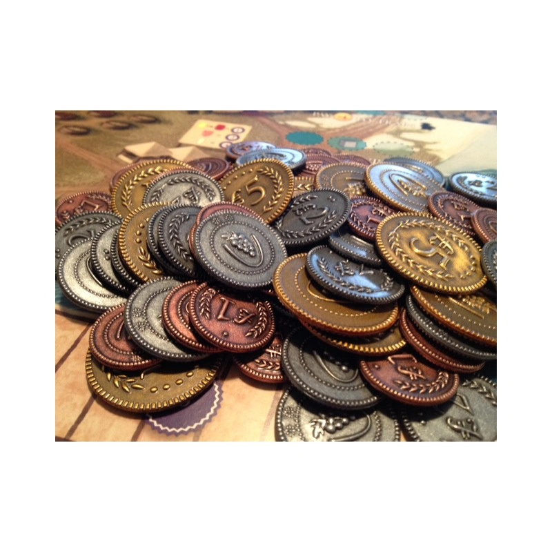 Viticulture: Metal Lira Coins