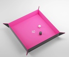 Gamegenic - Magnetic Dice Tray Square: Black / Pink