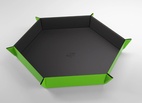Gamegenic - Magnetic Dice Tray Hexagonal: Black / Green