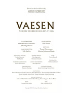 Vaesen Nordic Horror RPG