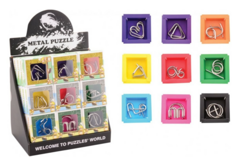 Brainteaser metal puzzle (7.5x7.5cm)