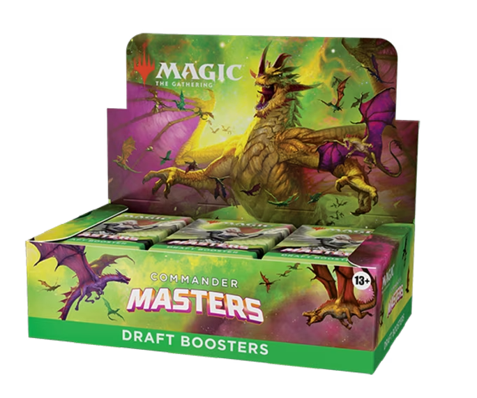 Commander Masters Draft Booster Display