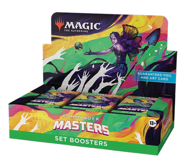 Commander Masters Set Booster Display