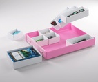Gamegenic: Convertible Token Silo  - Pink and White