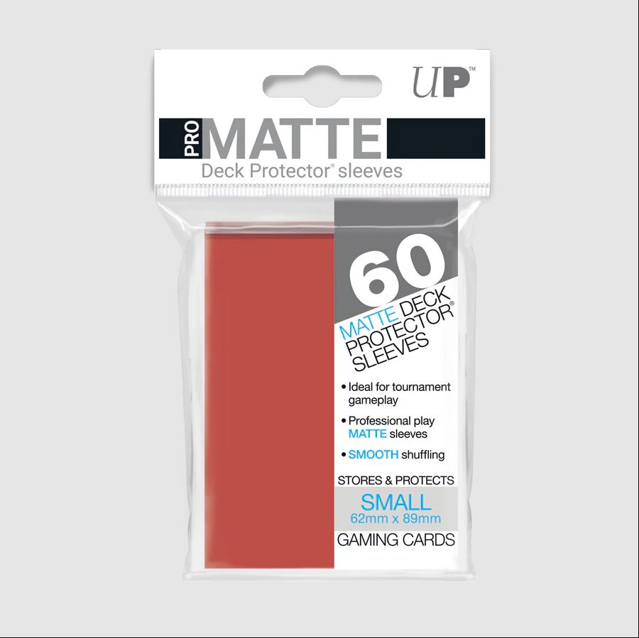 60st Pro-Matte Red Small Deck Protectors