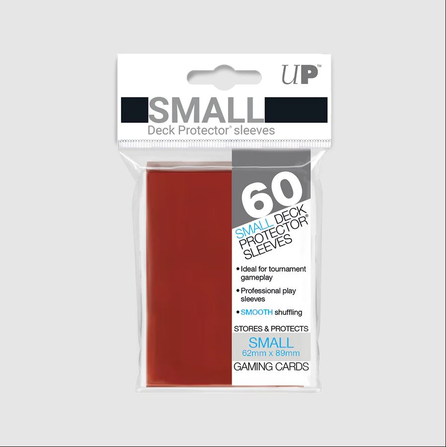60st Red Small Deck Protectors