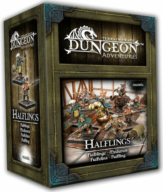 Dungeon Adventures: Halflings (Miniatyrer för Rollspel)
