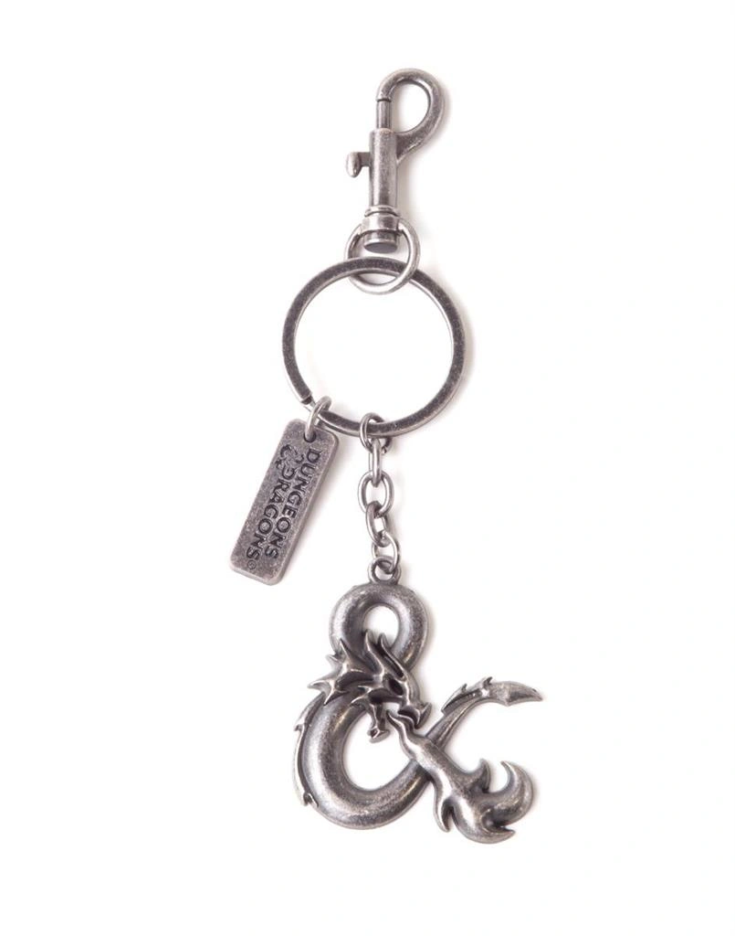 DUNGEONS & DRAGONS - LOGO METAL KEYCHAIN