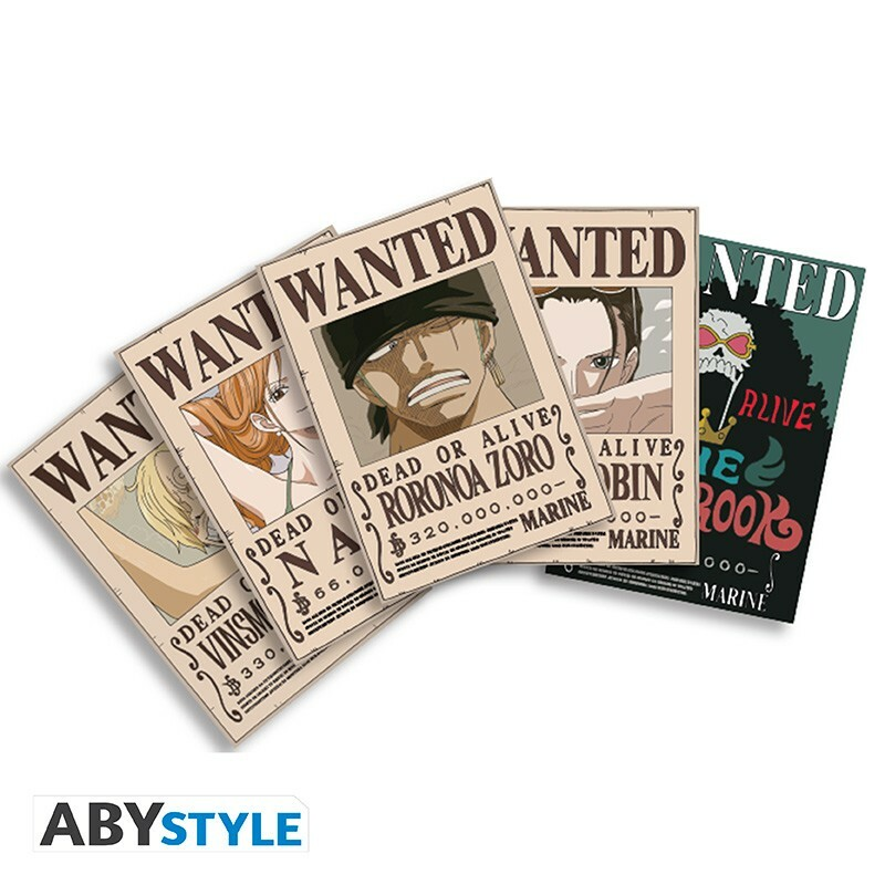 ONE PIECE - Postcards - Postcards - Wanted Set 2 (14,8x10,5)