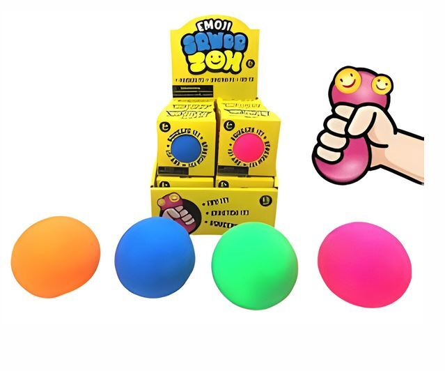 Leksakshallen -  Emoji Squeeze ball (6,5 cm)