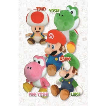 Leksakshallen - Super Mario plush - Luigi