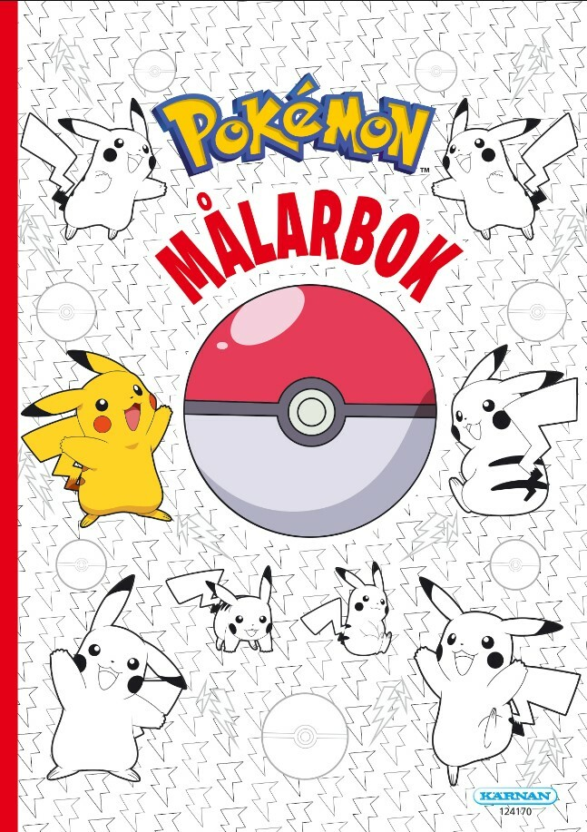 Pokémon- Målarbok
