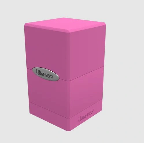 Satin Tower Deckbox Bright Pink