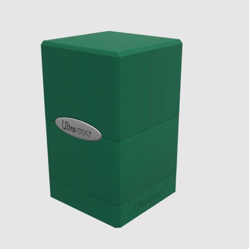 Satin Tower Deckbox Green