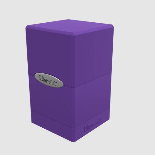 Satin Tower Deckbox Purple