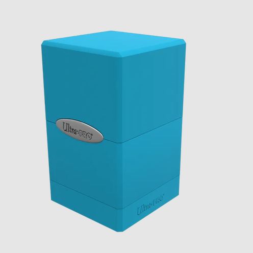 Satin Tower Deckbox Light Blue