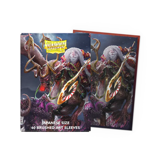 Dragon Shield Japanese size Brushed Art Sleeves - Christmas 2022