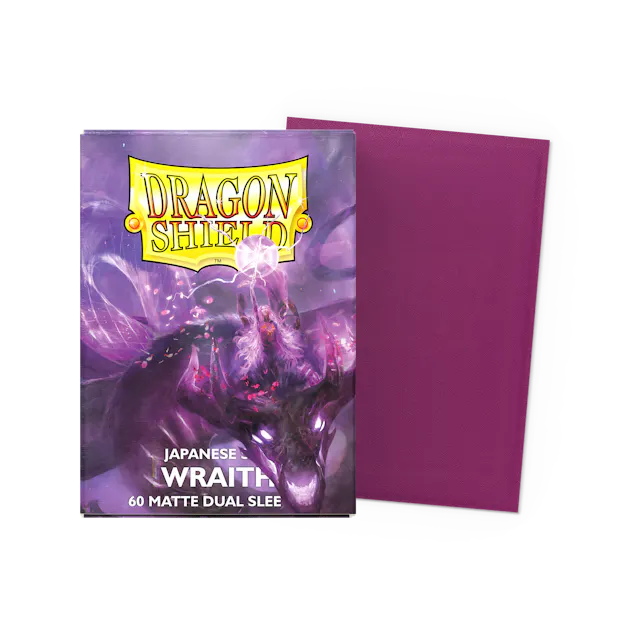 Dragon Shield Japanese size Dual Matte Sleeves - Wraith
