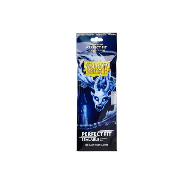 Dragon Shield Japanese Size Perfect Fit Sealable Inner Sleeves - Clear