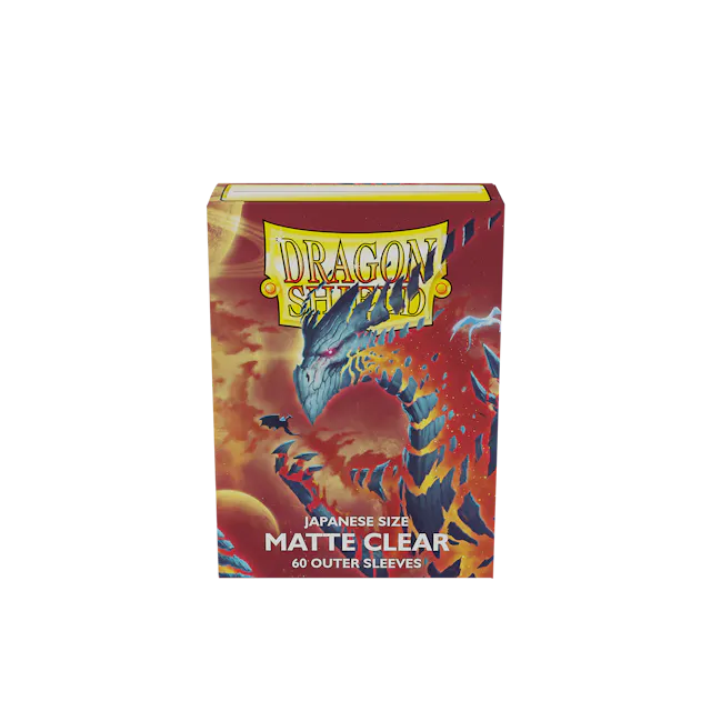 Dragon Shield Japanese Size Matte Outer Sleeves - Clear