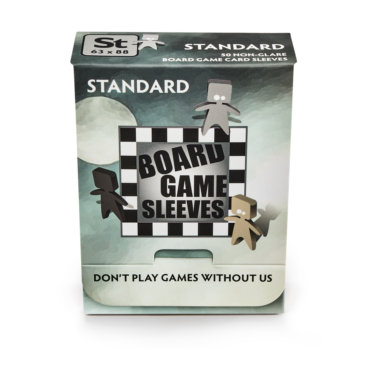 (63x88mm) Board Game Sleeves - Non-Glare: STANDARD 50 pack