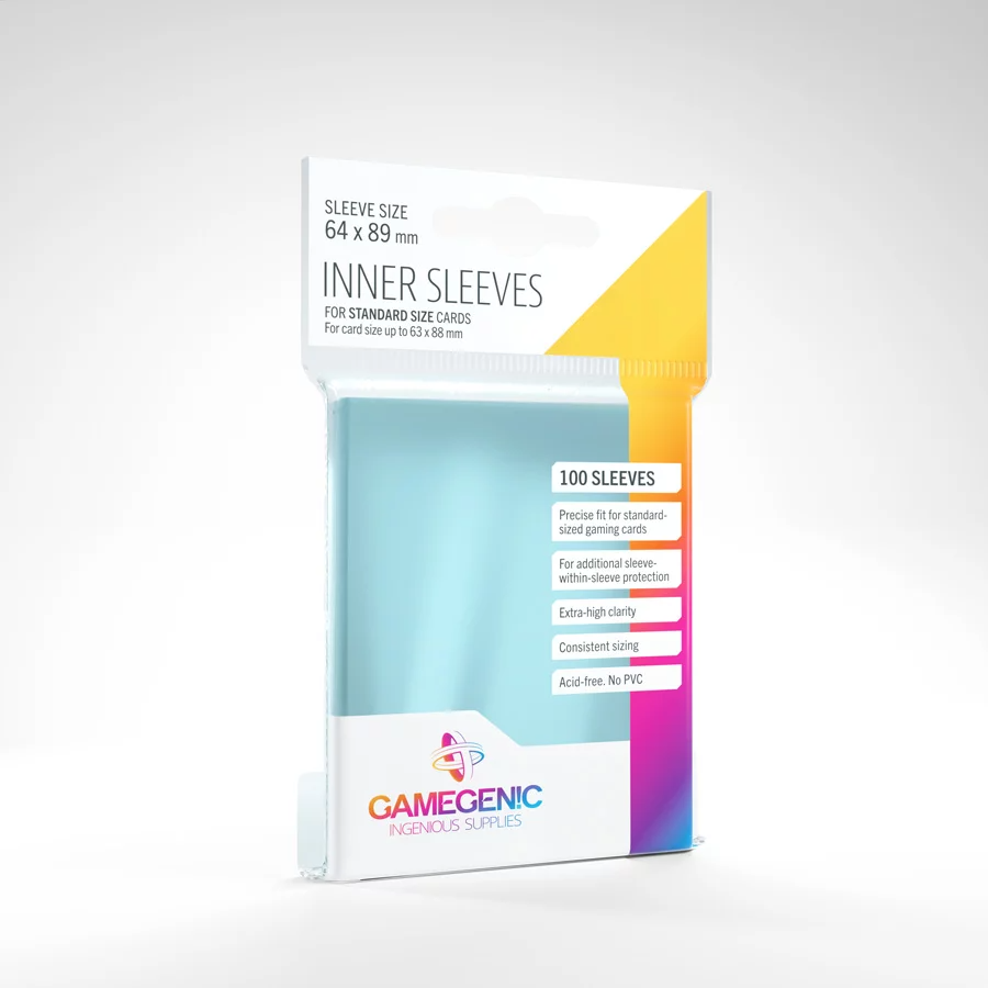 Inner Sleeves - Clear (100 Sleeves)
