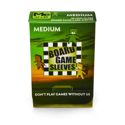 (57x89mm) Board Game Sleeves - Non-Glare: MEDIUM (50st)