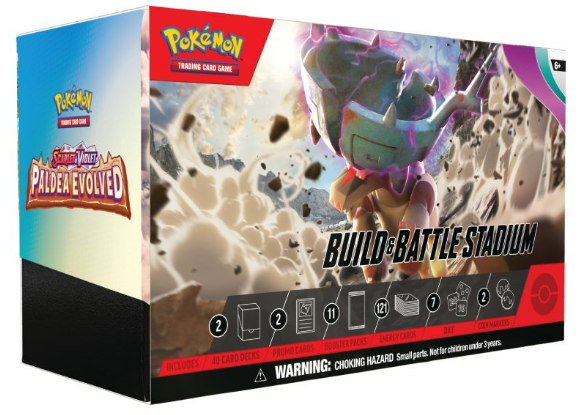 Pokémon TCG - Scarlet&Violet 2 Paldea Evolved Build & Battle Stadium