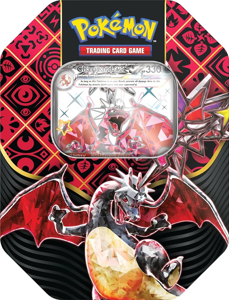 Pokémon TCG: Scarlet & Violet - Paldean Fates Tin Shiny Charizard ex