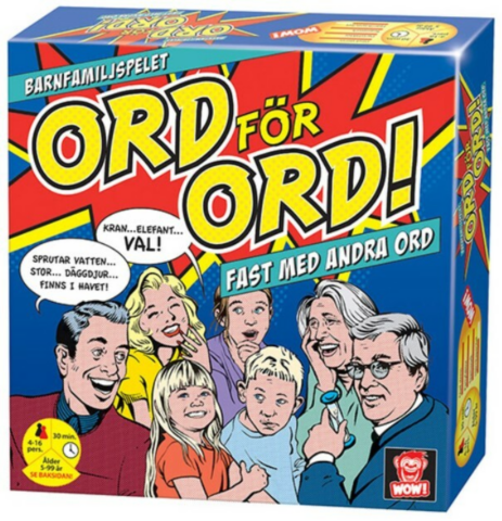 Barnfamiljspelet Ord för Ord