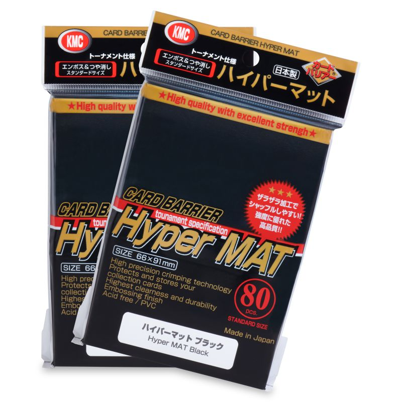 KMC Standard Sleeves - Hyper Mat Black