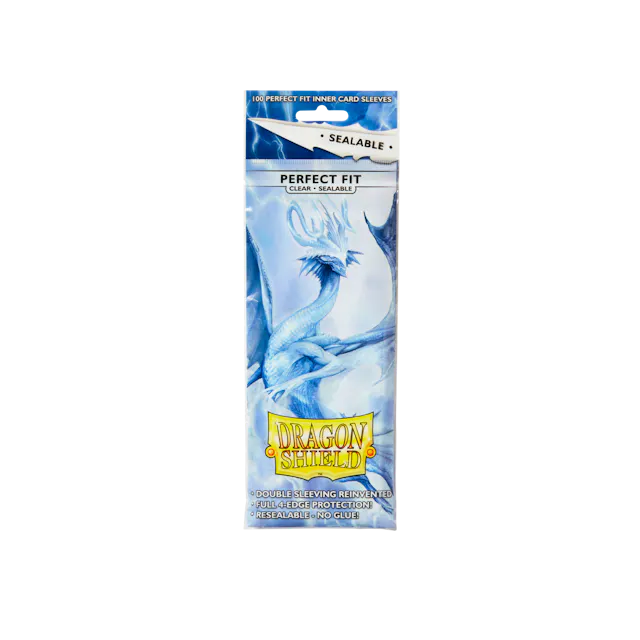 Dragon Shield Standard Perfect Fit Sealable Sleeves - Clear