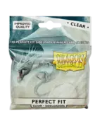 Dragon Shield Standard Perfect Fit Sideloading Sleeves - Clear (100 Sleevees)