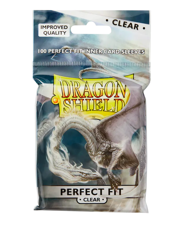 Dragon Shield Standard Perfect Fit Sleeves - Clear