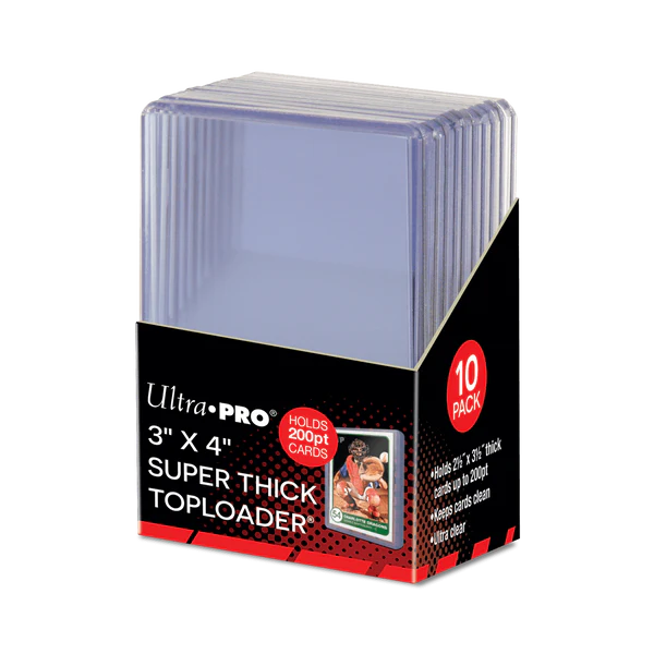 3" x 4" Super Thick 200PT Toploader (10st)