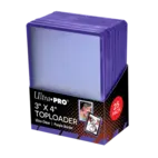 3" X 4" Purple Border Toploader (25st)