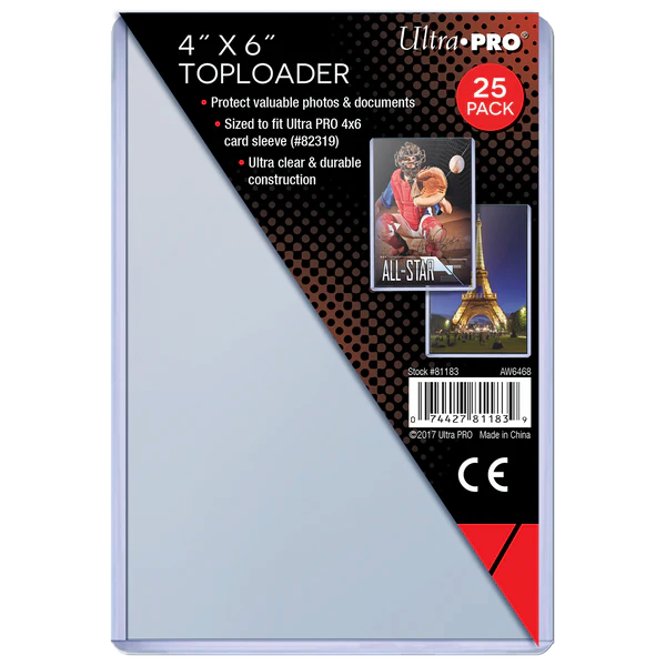 4" X 6" Toploader (25ct)