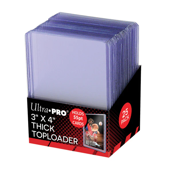 3" X 4" Action Packed 55PT Toploader (25ct)