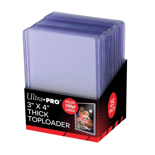3" X 4" Thick 100PT Toploader (25st)
