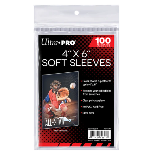 4" x 6" Soft Sleeves (100st)